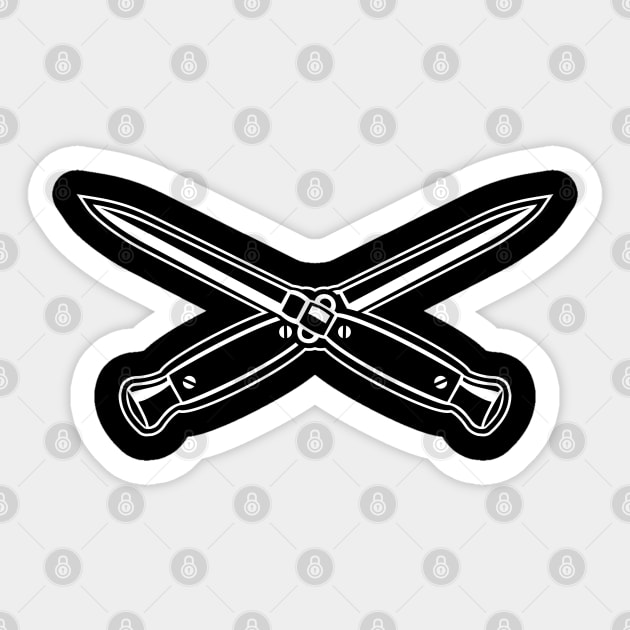 Knifes crossbred Sticker by ShirtyLife